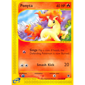 Ponyta 126/165 Pokemon TCG E-Card Expedition Base Set