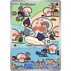 Illustration Rare Clobbopus 207/191 Pokemon TCG Scarlet & Violet Surging Sparks