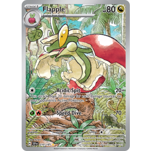 Illustration Rare Flapple 210/191 Pokemon TCG Scarlet & Violet Surging Sparks