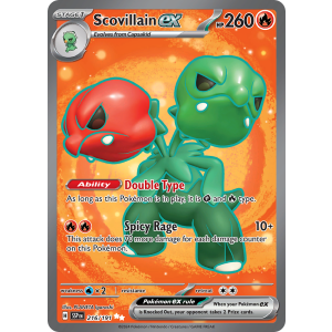 Ultra Rare Scovillain ex 216/191 Pokemon TCG Scarlet & Violet Surging Sparks