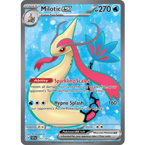 Ultra Rare Milotic ex 217/191 Pokemon TCG Scarlet & Violet Surging Sparks