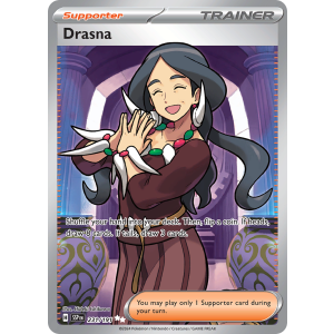 Ultra Rare Drasna 231/191 Pokemon TCG Scarlet & Violet Surging Sparks