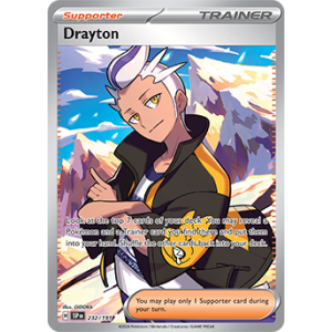 Ultra Rare Drayton 232/191 Pokemon TCG Scarlet & Violet Surging Sparks