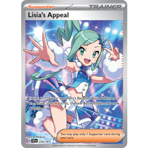 Ultra Rare Lisia's Appeal 234/191 Pokemon TCG Scarlet & Violet Surging Sparks