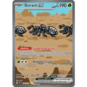 Special Illustration Rare Durant ex 236/191 Pokemon TCG Scarlet & Violet Surging Sparks