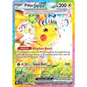 Special Illustration Rare Pikachu ex 238/191 Pokemon TCG Scarlet & Violet Surging Sparks