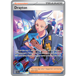 Special Illustration Rare Drayton 244/191 Pokemon TCG Scarlet & Violet Surging Sparks