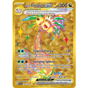 Hyper Rare Alolan Exeggutor ex 248/191 Pokemon TCG Scarlet & Violet Surging Sparks