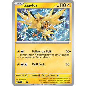 Promo Zapdos 157/165 Pokemon TCG Scarlet & Violet Scarlet & Violet Promos