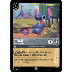 Promo Stitch - Team Underdog 6/204 Disney Lorcana TCG Promo Set 2