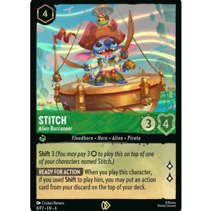 Promo Stitch - Alien Buccaneer 8/204 Disney Lorcana TCG Promo Set 2