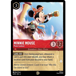 Promo Minnie Mouse - Pirate Lookout 12/204 Disney Lorcana TCG Promo Set 2