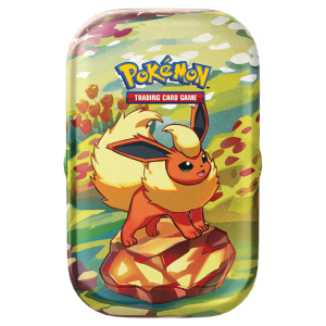 Pokémon TCG Scarlet & Violet Prismatic Evolutions Mini Tin Flareon