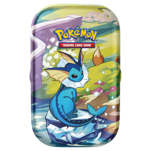 Pokémon TCG Scarlet & Violet Prismatic Evolutions Mini Tin Vaporeon