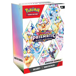 Pokémon TCG Scarlet & Violet Prismatic Evolutions Booster Bundle 6 Packs