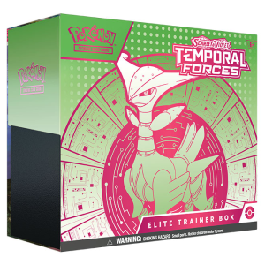 Pokémon TCG Scarlet & Violet Temporal Forces Elite Trainer Box - Iron Leaves