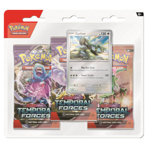 Pokémon TCG Scarlet & Violet Temporal Forces 3-Pack Blister - Cyclizar