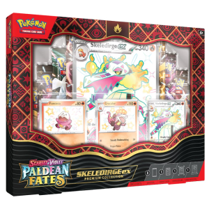 Pokémon TCG Scarlet & Violet Paldean Fates Premium Collection - Shiny Skeledirge ex