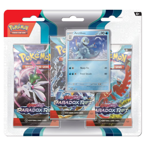 Pokémon TCG Scarlet & Violet Paradox Rift 3-Pack Blister - Arctibax