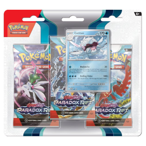 Pokémon TCG Scarlet & Violet Paradox Rift 3-Pack Blister - Cetitan