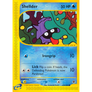 Shellder 129/165 Pokemon TCG E-Card Expedition Base Set