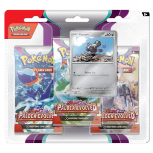 Pokémon TCG Scarlet & Violet Paldea Evolved 3-Pack Blister - Varoom