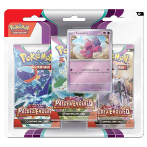 Pokémon TCG Scarlet & Violet Paldea Evolved 3-Pack Blister - Tinkatink