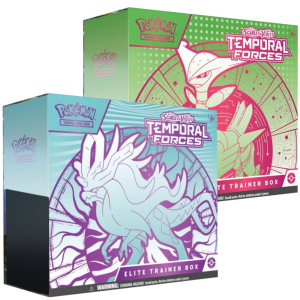 Pokémon TCG Scarlet & Violet Temporal Forces Elite Trainer Box - Iron Leaves / Walking Wake