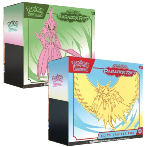 Pokémon TCG Scarlet & Violet Paradox Rift Elite Trainer Box Assorted Iron Valiant / Roaring Moon