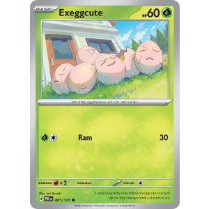 Exeggcute 1/131 Pokemon TCG Scarlet & Violet Prismatic Evolutions