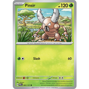 Pinsir 3/131 Pokemon TCG Scarlet & Violet Prismatic Evolutions