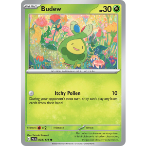 Budew 4/131 Pokemon TCG Scarlet & Violet Prismatic Evolutions