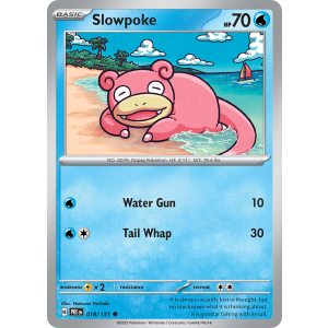 Slowpoke 18/131 Pokemon TCG Scarlet & Violet Prismatic Evolutions