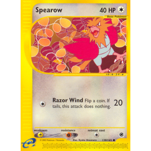 Spearow 130/165 Pokemon TCG E-Card Expedition Base Set