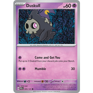 Duskull 35/131 Pokemon TCG Scarlet & Violet Prismatic Evolutions