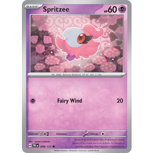 Spritzee 38/131 Pokemon TCG Scarlet & Violet Prismatic Evolutions