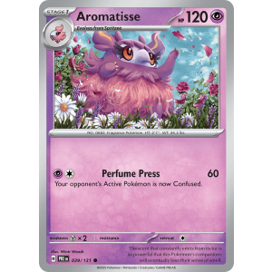 Aromatisse 39/131 Pokemon TCG Scarlet & Violet Prismatic Evolutions