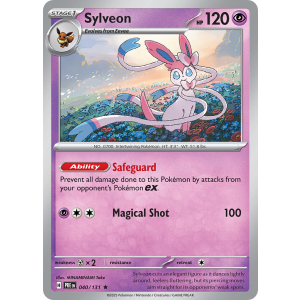 Sylveon 40/131 Pokemon TCG Scarlet & Violet Prismatic Evolutions