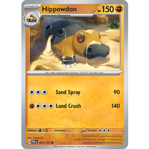 Hippowdon 53/131 Pokemon TCG Scarlet & Violet Prismatic Evolutions