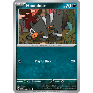 Houndour 62/131 Pokemon TCG Scarlet & Violet Prismatic Evolutions