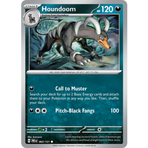 Houndoom 63/131 Pokemon TCG Scarlet & Violet Prismatic Evolutions