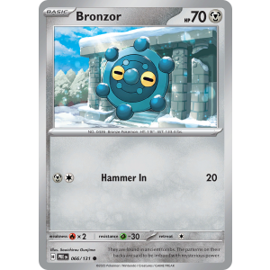 Bronzor 66/131 Pokemon TCG Scarlet & Violet Prismatic Evolutions