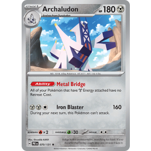 Archaludon 70/131 Pokemon TCG Scarlet & Violet Prismatic Evolutions