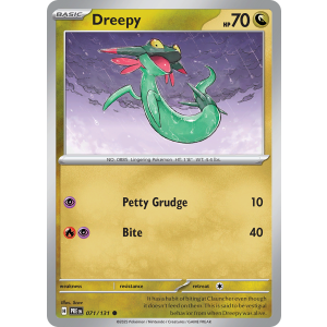 Dreepy 71/131 Pokemon TCG Scarlet & Violet Prismatic Evolutions