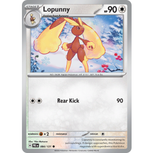 Lopunny 84/131 Pokemon TCG Scarlet & Violet Prismatic Evolutions