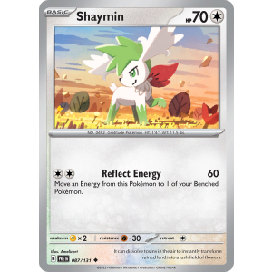 Shaymin 87/131 Pokemon TCG Scarlet & Violet Prismatic Evolutions