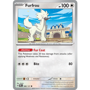 Furfrou 88/131 Pokemon TCG Scarlet & Violet Prismatic Evolutions