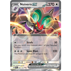 Double Rare Noivern ex 91/131 Pokemon TCG Scarlet & Violet Prismatic Evolutions