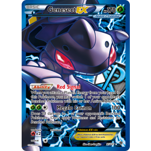 Rare Ultra Genesect-EX 97/101 Pokemon TCG Black & White Plasma Blast