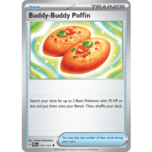 Buddy-Buddy Poffin 101/131 Pokemon TCG Scarlet & Violet Prismatic Evolutions